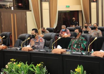 Kapolri – Panglima TNI – Kementerian Rapat Bahas Operasi Ketupat 2021