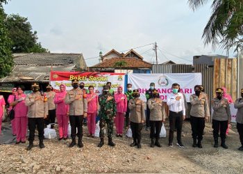 Sambut Hari Polwan ke 73 jajaran Mabes Polri gelar bakti sosial