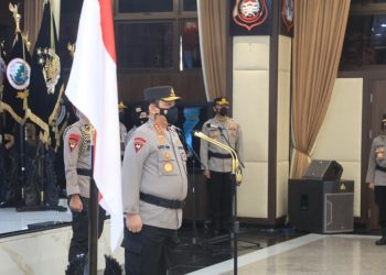 Jelang HUT Bhayangkara, Polri Gelar Upacara Pencucian Pataka