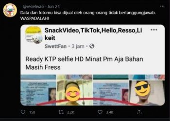 Polisi-Kominfo Bekerja Sama Ungkap Jual Beli Foto Selfie KTP