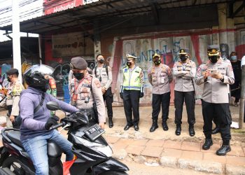 Hari Kelima PPKM Darurat, Kakorlantas : Antrian di Pos Penyekatan Lenteng Agung Mulai Lengang