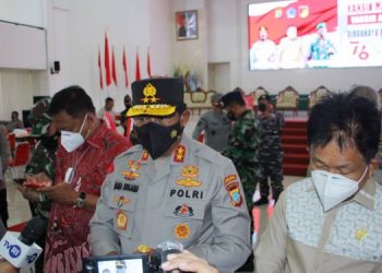 Cegah Penyebaran Covid-19, Polda Sulut Gelar Vaksinasi Massal yang Menyediakan 5.000 Dosis