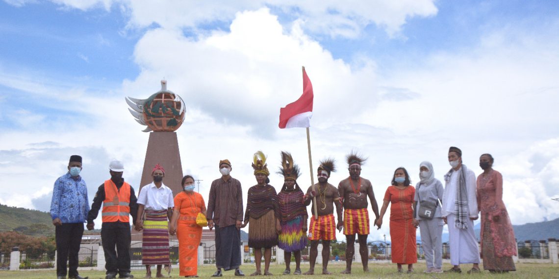 Meriahkan HUT RI Ke-76, Binmas Noken Bersama Dinas Kominfo Gelar Berbagai Lomba Bagi Anak-Anak Puncak Jaya
