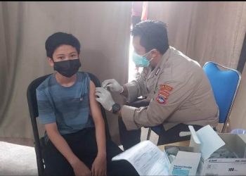 Vaksinasi Merdeka Intan 2021 Polresta Banjarmasin, Diserbu Warga