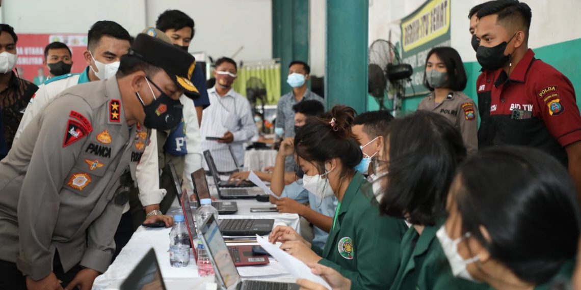 Hari ini, Vaksinasi Merdeka Polri serentak di Sumut