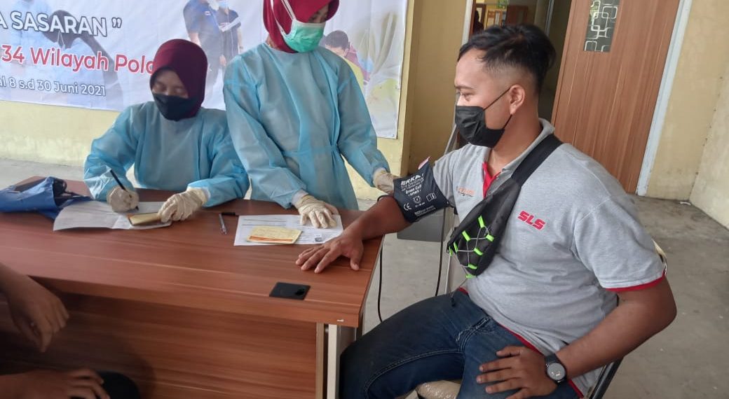Bentuk Herd Immunnity, Polda Banten Terus Laksanakan Vaksinasi