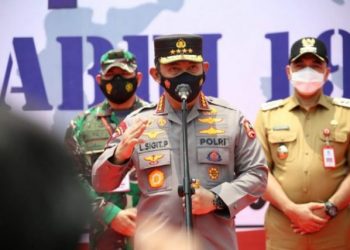 Kapolri: Waspadai potensi lonjakan COVID-19 saat libur Nataru