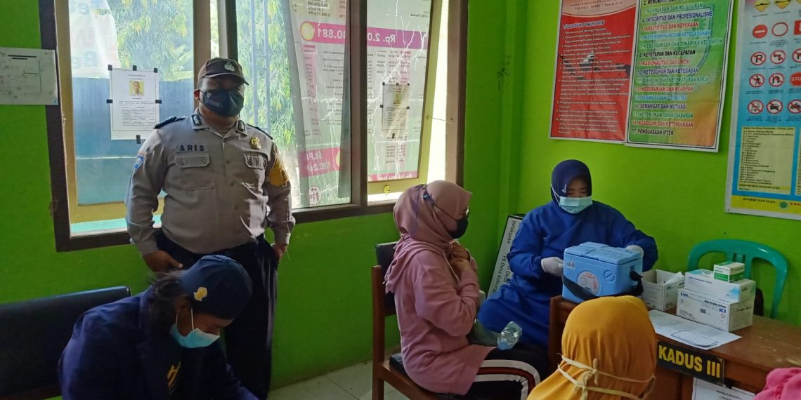 Kapolsek Pageruyung Monitoring Vaksinasi di Kecamatan Pageruyung