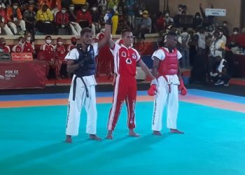 Personil Gabungan TNI-Polri Amankan Pelaksanaan Cabor Tarung Derajat PON XX