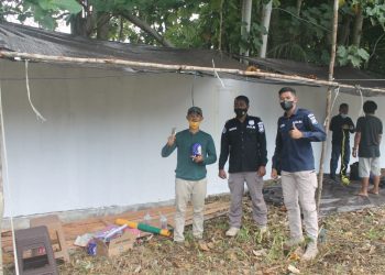 Polresta Palangka Raya Dampingi Perwakilan Lomba Bhayangkara Mural Festival 2021