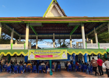 Percepatan Vaksinasi Nasional Polda Kalbar Melalui Biddokes Polda Kalbar Gencar Laksanakan Vaksinasi