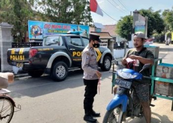 Polisi Polsek Dagangan Gelar Operasi Yustisi Lagi Di Jalan Utama Desa Joho