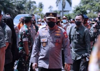 Jelang Natal, Kapolri dan Menhub RI Tinjau Pos Pengamanan dan Pelayanan di Simpang Gadog Bogor