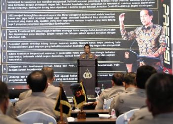 Kapolri Minta Kasatwil Pertahankan Pengendalian COVID-Kebiasaan Berbuat Baik