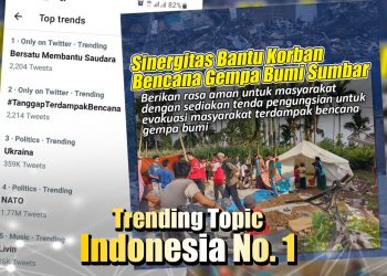 Warganet Dukung Sinergitas Polri Tanggap Terdampak Bencana, Trending No.1 Twitter