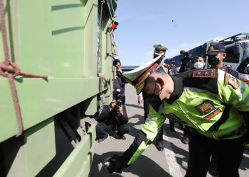 Kakorlantas Polri Pantau Razia Penertiban ODOL
