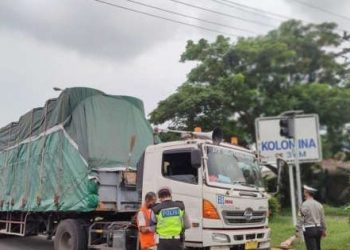 Satlantas Polres Pandeglang Razia Kendaraan ODOL