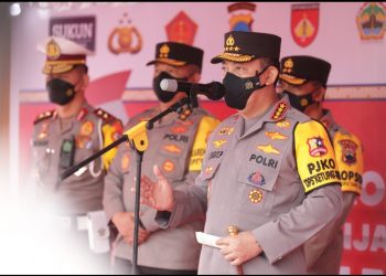 Kapolri Tinjau kesiapan mudik 2022 di GT Kali kangkung tekan kan Kenyamanan-Keselamatan Pemudik Prioritas Utama