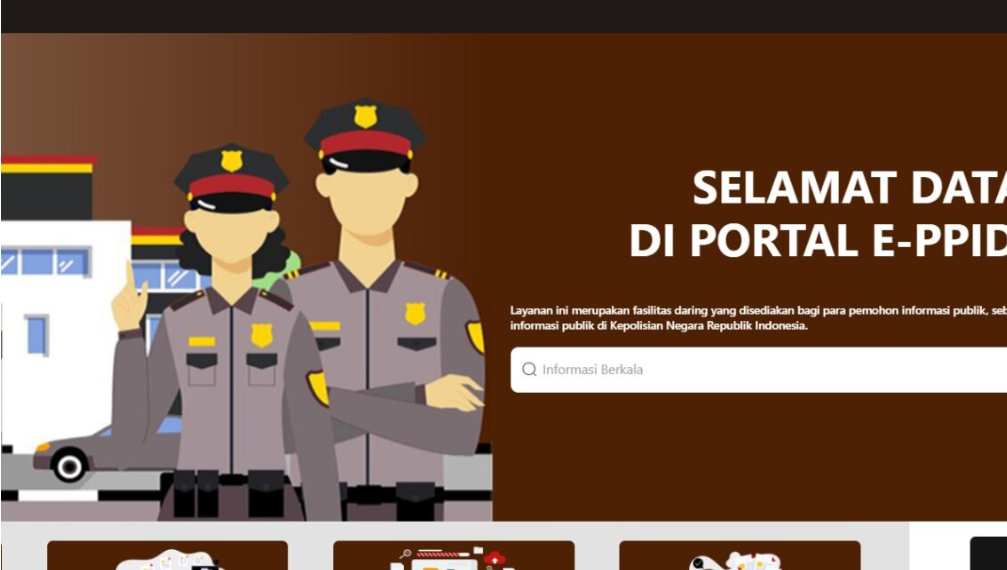 Website E-PPID Polri