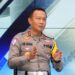 Kakorlantas Polri dalam acara Metro Siang di Studio 1 Metro TV, Jakarta.