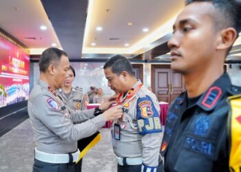 Kakorlantas Polri Irjen Pol Aan Suhanan secara resmi membuka Latihan Pra Operasi Lilin 2024 pada Rabu (18/12/2024).