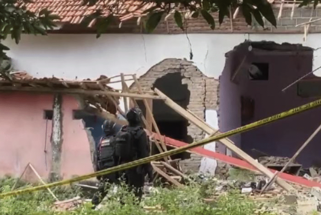 ledakan hebat di Pasuruan desa Sanganom