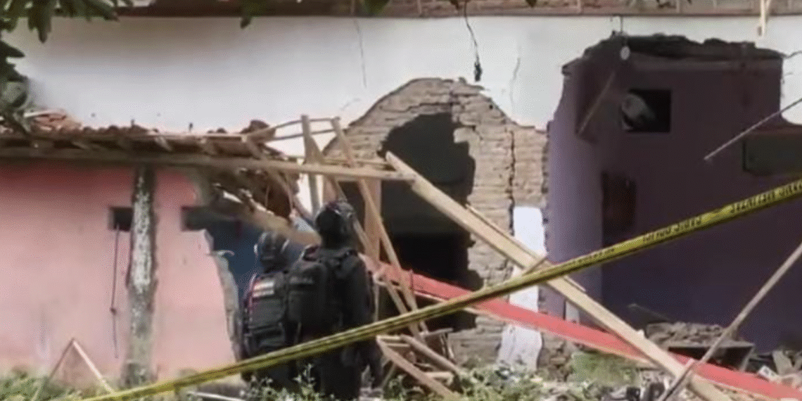 ledakan hebat di Pasuruan desa Sanganom