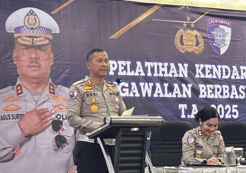 Pelatihan Kendaraan R4 Pengawalan Berbasis Baterai Korlantas Polri