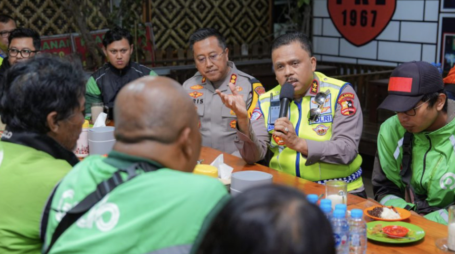Kakorlantas Sambut Komunitas Ojol Kota Batu, Dorong Kolaborasi dan Keselamatan Lalu Lintas