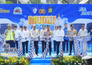 Kakorlantas Dampingi Kapolri Lepas Mudik Gratis, Arus Dipastikan Lancar