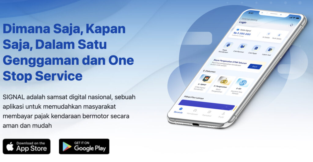 aplikasi SIGNAL (Samsat Digital Nasional)