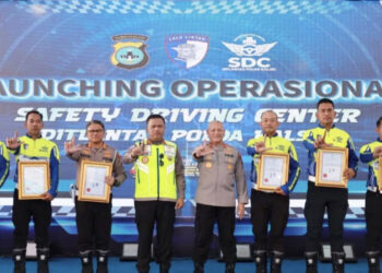 Kakorlantas Polri Irjen Agus Suryonugroho menghadiri peresmian operasional Safety Driving Center (SDC) Ditlantas Polda Kalimantan Selatan