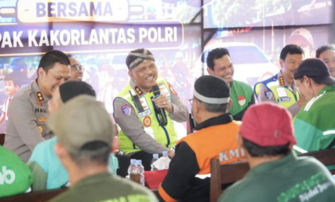 Kakorlantas Gandeng Komunitas Ojol Jadi Pelopor Keselamatan 1