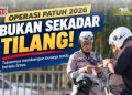 Gambar operasi patuh 2026 keselamatan berkendara tanpa gangguan hp
