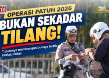 Gambar operasi patuh 2026 keselamatan berkendara tanpa gangguan hp